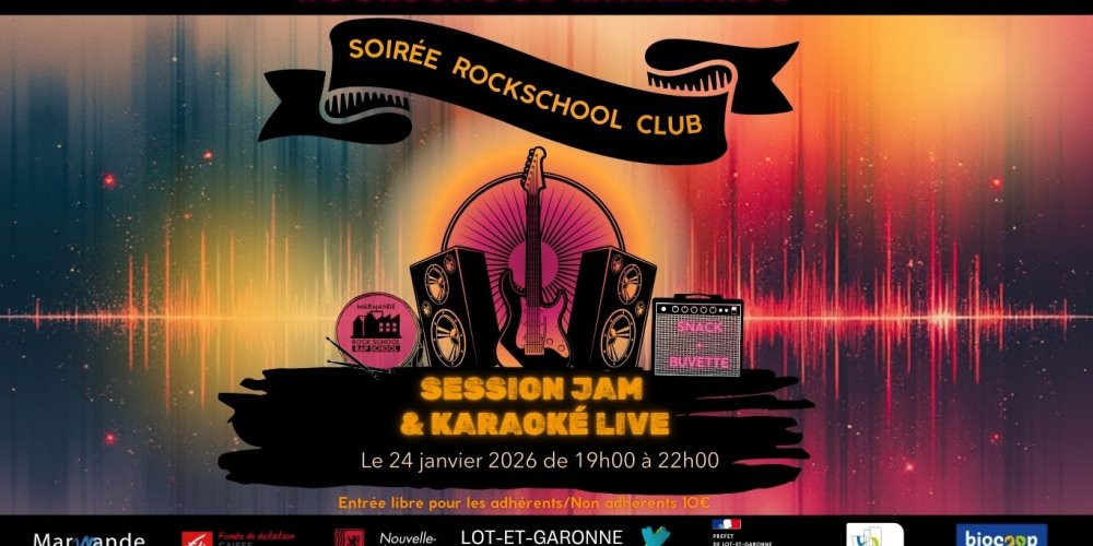 Samedi 24 janvier : Soirée Rockschool Club