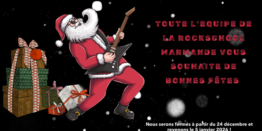 Fermeture pour fêtes de Noël et fin d'année !
